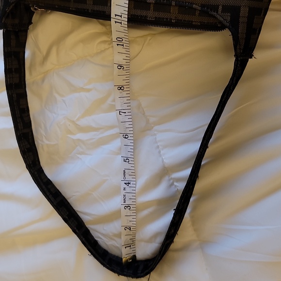 Monogrammed E Purse made in Korea. Possibly made to resemble Fendi brand. - Picture 13 of 14